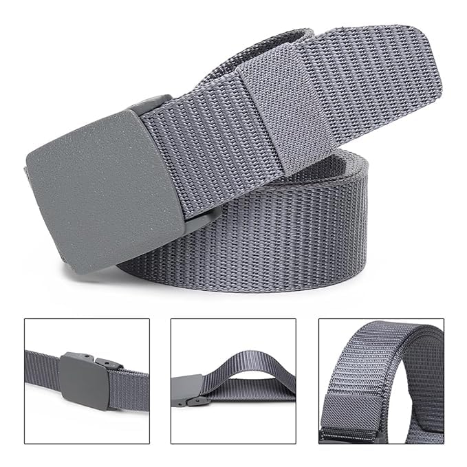 military-style nylon web belt