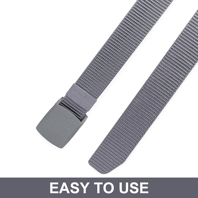 military-style nylon web belt