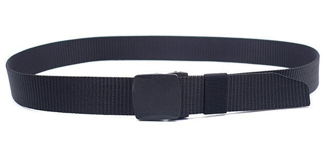 Military-Style Nylon Web grey Belt