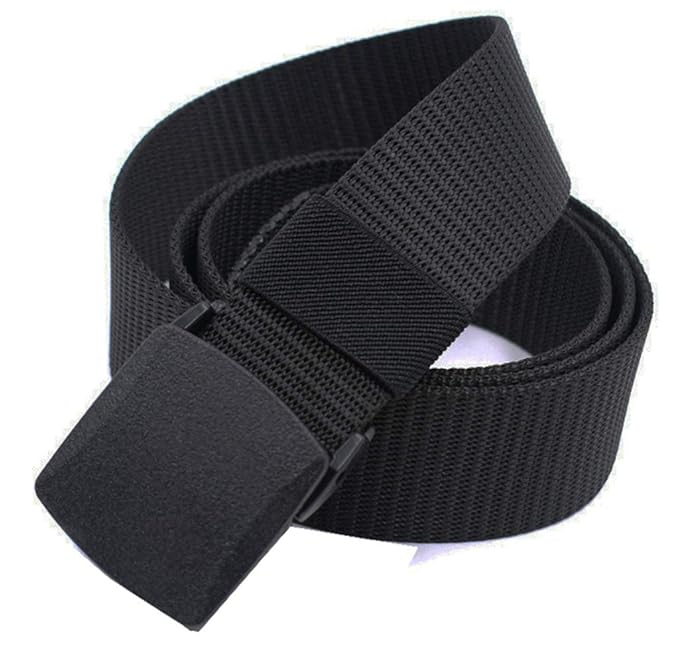 Military-Style Nylon Web grey Belt