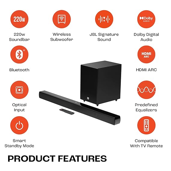 JBL Cinema SB270 soundbar system