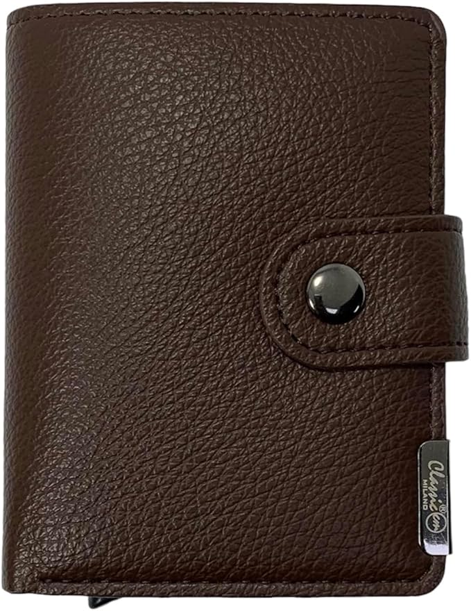 Leather RFID-blocking wallet
