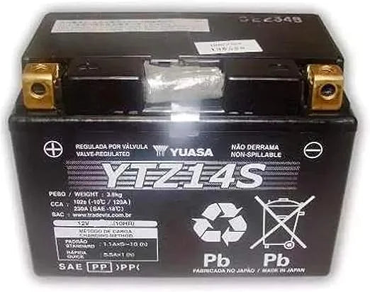 YUASA Battery YTZ14S AGM Closed