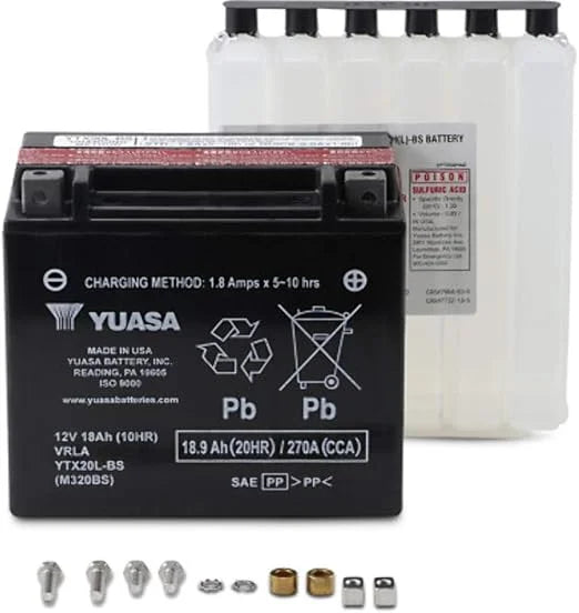 Yuasa YUAM320BS YTX20L-BS Battery