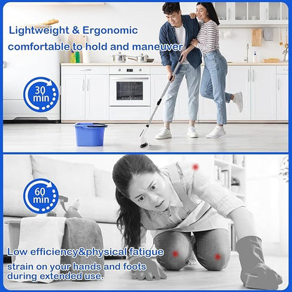 cordless electric spin scrubber