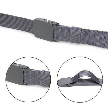 military-style nylon web belt