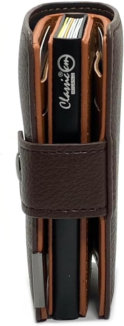 Leather RFID-blocking wallet