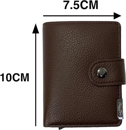 Leather RFID-blocking wallet