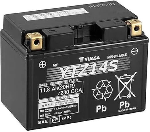 YUASA Battery YTZ14S AGM Closed