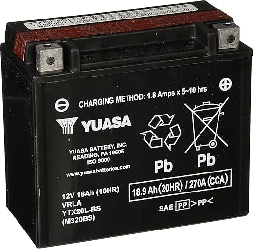 Yuasa YUAM320BS YTX20L-BS Battery